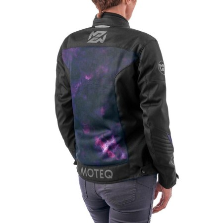 Women's jacket Moteq Destiny, textiles, size L, black, purple-1