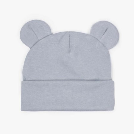 Children's cap Amarobaby Nature Essence Bear, size 38-40, color gray color