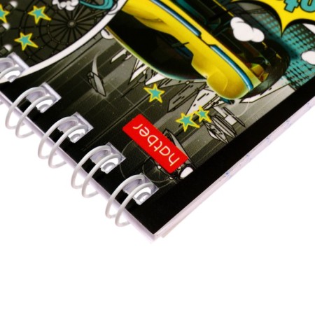 Notepad A7, 40 sheets in a cage on the crest "Auto Champion", covered cardboard, mix-1