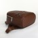 Women's backpack on lightning, brown color