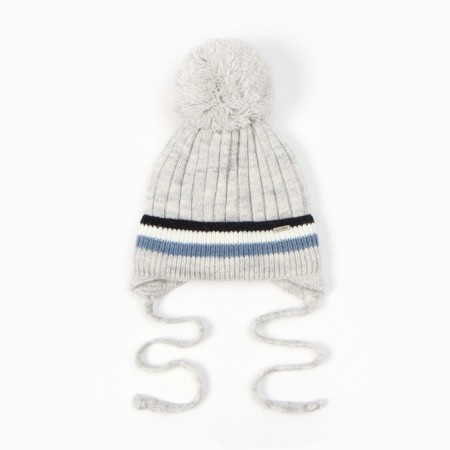 Children's hat, light gray, size 50-52