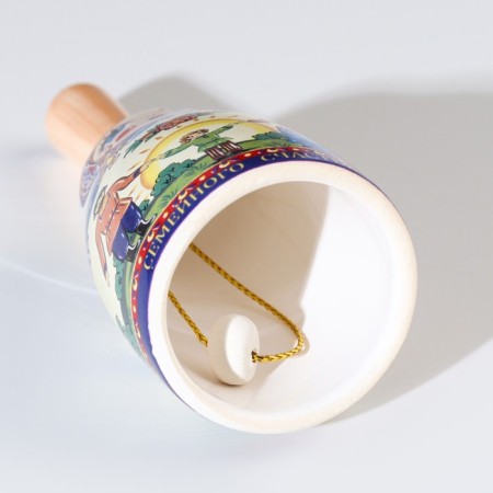 Bell with a pen "Matryoshka" average, ceramics, mix-3