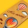 An envelope for money with a wooden element "For a dream!" Balloons, 16x8 cm