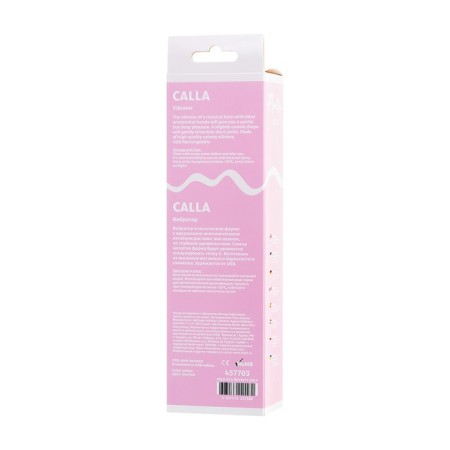 Vibrator Flovetta by Toyfa Calla, silicone, yellow, 22 cm-12