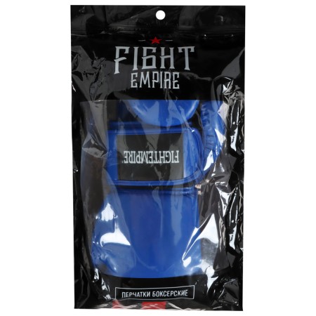 Gloves Boxing Children's Fight Empire, 8 ounces, blue color-3