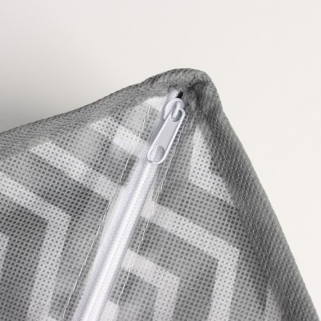 Organsiser for storing linen "Simetro", 7 departments, 32 × 32 × 10 cm, color gray color-3
