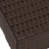 Coffee table "Rattan Ola Dom" square, brown, 46 x 53 x 35 cm