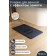 Savanna bathroom and toilet “Memory Foam”, 50 × 80 cm, blue color