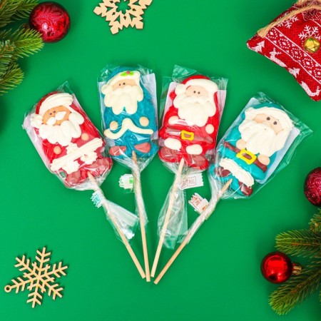 Caramel Lollice on Sahara "Santa Claus 3D", Assorted, 45 g-1