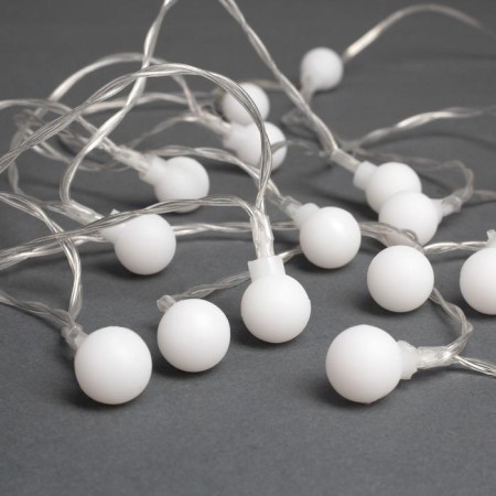 Garland “thread” 3 m with nozzles “balls”, ip20, transparent thread, 20 LED, glow of multi (RG/RB), flashing, USB-2