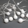 Garland “thread” 3 m with nozzles “balls”, ip20, transparent thread, 20 LED, glow of multi (RG/RB), flashing, USB