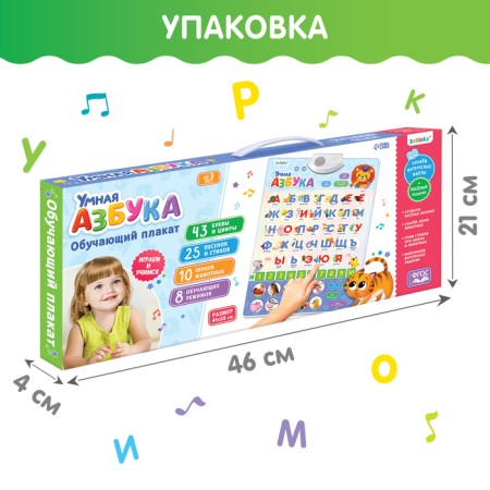 The training poster "Smart alphabet" works from batteries-5