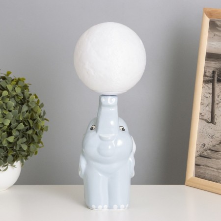 Table lamp "Elephant" 1x40W E14 gray 12.5x12.5x31cm-4