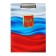 A4 tablet with A4 clamp, Russia's design, laminated cardboard, "with flag"