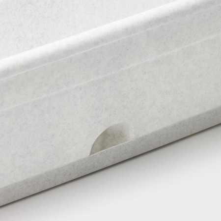 Balcony box for flowers, 16 l, 80 cm, color marble-5