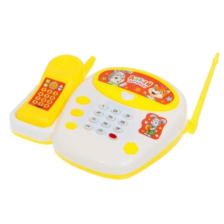 The stationary phone "Let's be friends", sound effects, in the package