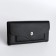 Women's wallet on a magnet, black color