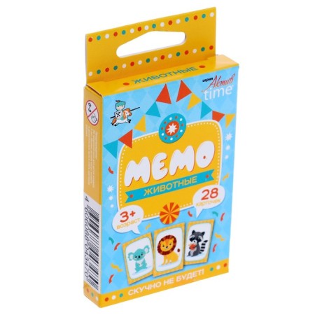 Board game "Memo. Animals"-1