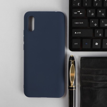 Pero cover, for Xiaomi Redmi 9a, silicone, blue