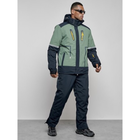 Ski costume men's winter, size 48, khaki color-2