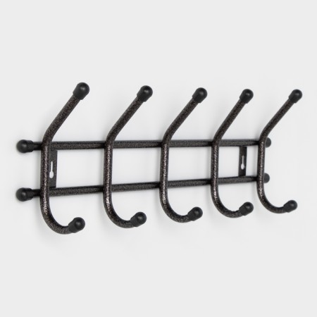 Wall hanger "Coos", 5 hooks, Copper antique color