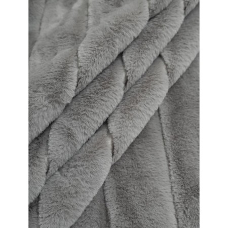 Texrepublic blanket, size 200x220 cm, gray color-5