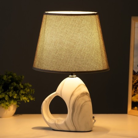 The table lamp "drinks" E14 40W white-gray 23x23x34 cm Risalux-1