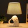 The table lamp "drinks" E14 40W white-gray 23x23x34 cm Risalux