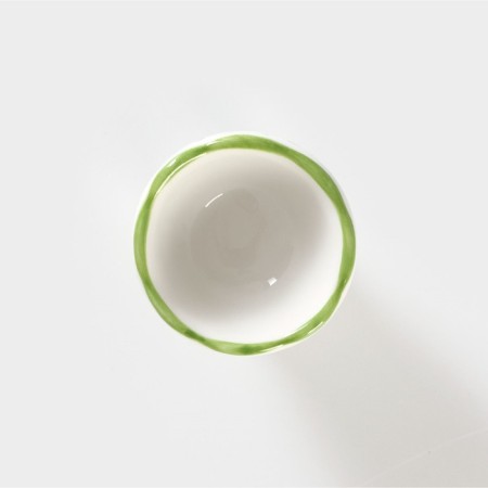 Porcelain stand for the egg "Green Garden", 4.5 × 5 cm-2