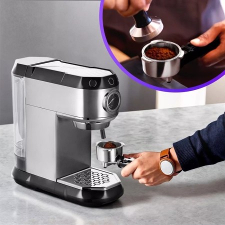 Coffee machine KitFort KT-7194, Drop, 1450 W, 1 L, Black Sherbrower-2