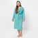 Women's bathrobe, green color, size 54