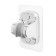Holder for shower watering can Zein Z88, self -adhesive, plastic, chrome