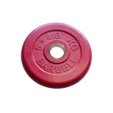 Rubbed disk d = 51 mm color 5 kg, red color