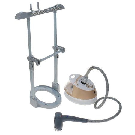 KitFort KT-913 steamer. floor, 2000 watts, 1300 ml, 35 g/min, cord 1.9 m, white-beige-5