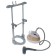 KitFort KT-913 steamer. floor, 2000 watts, 1300 ml, 35 g/min, cord 1.9 m, white-beige