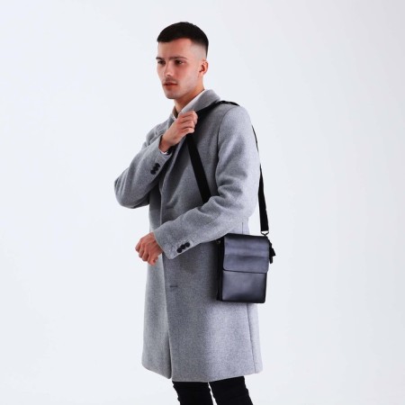 Male bag, black color-4