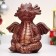 The piggy bank "Dracosha Timosha" 15x11x16cm, red with gold