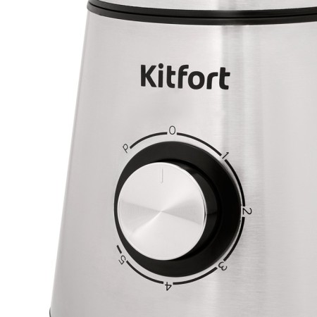 KitFort KT-3021, stationary, 1000 watts, 1.5 l, 5 speeds, silver-3