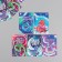 Cardboard Biro "Wishes from Snakes" set of 10 pcs (5 types) 4x6 cm
