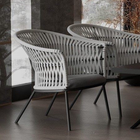 Haugen launge-pendle, 660 × 640 × 720 mm, dark gray / light gray color-9