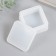 Mold Silicon "Casket Square" with a lid 8x8x5.1 cm