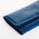 Women's wallet on the button, blue color