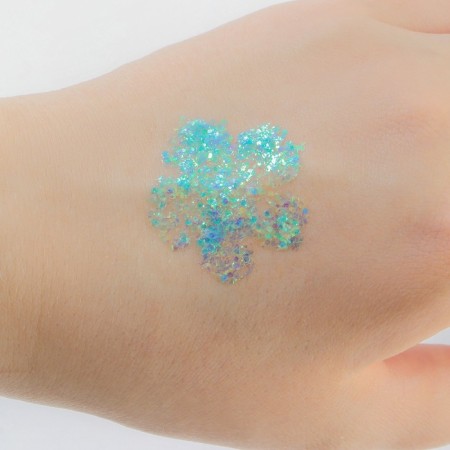 Hair rim, glitter and temporary tattoo "Shine" (set)-6