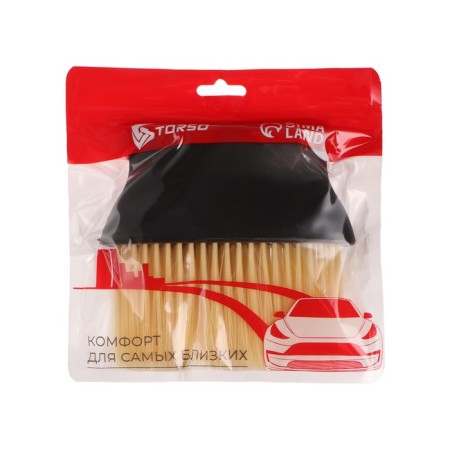 Brush for cleaning the car interior, 12 × 10 cm, black-2