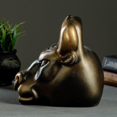 Pigger "Bull of the Gyro" Gold-Bronza, 21cm-1