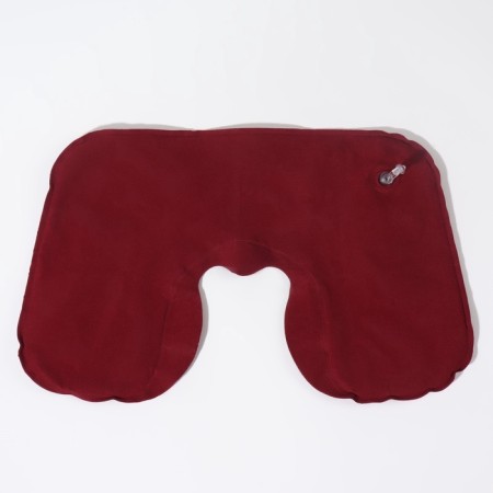 Pillow for the neck is road, inflatable, 42 × 27 cm, color mix-6