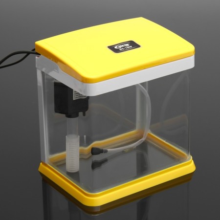 The Seastar HX-180F Aquarium includes: LED lamp, filter, 3.5 l, yellow