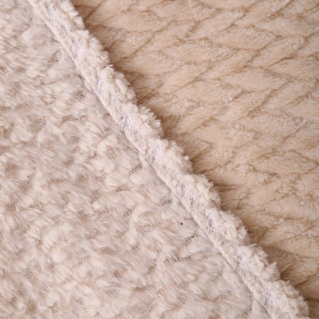 Coopid blat, 150x200cm, beige, velsoft 270g/m, polyester-4