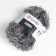 Yarn "Samba" 100% polyester 150m/100g (K-64 black and white)