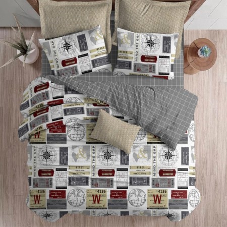 Bed linen 2 joint venture, size 215x220 cm, 175x215 cm, 70x70 cm - 2 pcs-1
